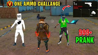 Ajjubhai 1 Bullet Challange In Lone Wolf 😈 No Internet Prank  Garena Free Fire [upl. by Chamberlain]