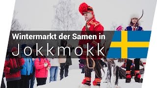 Wintermarkt der Samen in Jokkmokk [upl. by Aneekas]