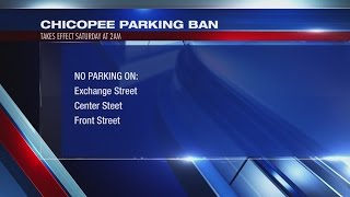 Chicopee parking ban takes effect Saturday morning [upl. by Kiker]