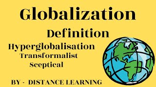 what is globalisation hyperglobalisationsceptical transformalist thinker fragmeration [upl. by Yerxa]