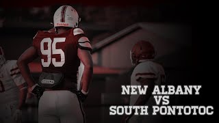 New Albany Football vs South Pontotoc [upl. by Llenwahs]