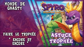 Spyro 1 Ps4  Gnasty Gnorc à 100  Trophée quot Encore et encore quot [upl. by Ynej253]