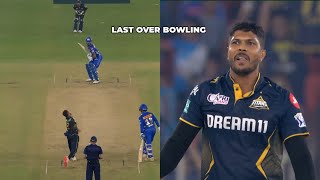 GT Vs MI Last Over Highlights  Umesh Yadav Bowling Today Match  Umesh Yadav 3 Wickets Vs Mi Today [upl. by Radborne]