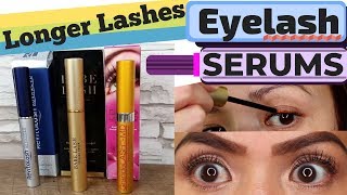 How to Grow Longer Eyelashes  Babe Lash GrandeLash MD RevitaLash LiLash Latisse Review [upl. by Earahs]