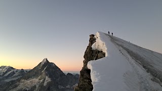 Dent Blanche  South ridge normal way [upl. by Netsriik730]