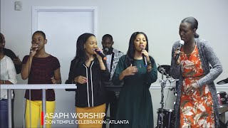 ZION TEMPLE CELEBRATION CENTER ATLANTA ASAPH WORSHIP [upl. by Ahsiner]