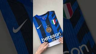 2425 Inter Milan Yellow Third Kitintermilan jersey barella football soccer [upl. by Ocirnor]