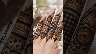 Fingers mehndi design 👌👌music song bollywoodsongs mehndi hennadesignsforbeginnersstepbystep [upl. by Agatha]