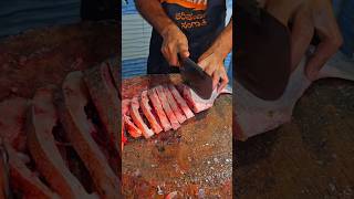 Amazing cutting skills seafood instagram fishcuting fish food shorts viralvideo [upl. by Aicirtan]