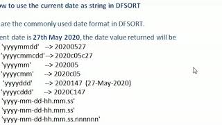 JCL  Sort part4 Date handling [upl. by Ezana661]