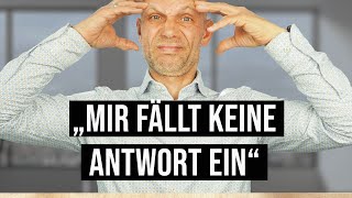 Sag das wenn du die Frage nicht beantworten kannst JobInterview [upl. by Anneirb]