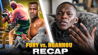 Israel Adesanya on Fury vs Ngannou Meeting Legends in Saudi Arabia amp More [upl. by Frayne418]