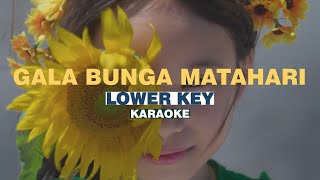 Sal Priadi  Gala Bunga Matahari Karaoke LOWER KEY [upl. by Ydisac808]