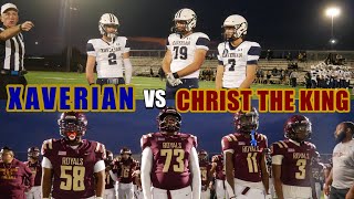 Xaverian Clippers Football Vs Christ The King 10423 CHSFL FOOTBALL [upl. by Laicram56]