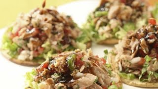 Aprenda esta rica receta de tostadas de atún [upl. by Siskind740]