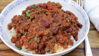 Chili Con Carne Recipe  How to Make Chili Con Carne [upl. by Suirtimid208]