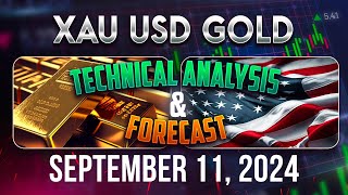 Latest XAUUSD GOLD Forecast and Technical Analysis for September 11 2024 [upl. by Paloma76]