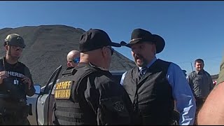 Bodycam video shows tensions flaring between Lexington police Cleveland County deputies [upl. by Terb]