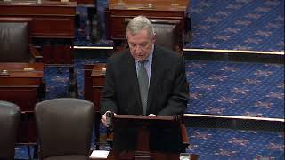 DURBIN ADDRESSES THE SUPREME COURT’S ETHICAL CRISIS IN A SPEECH ON THE SENATE FLOOR [upl. by Gnuhp]