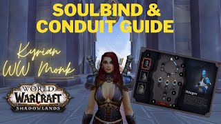 WoW Shadowlands Soulbind amp Conduit Guide for PvP  Kyrian WW Monk [upl. by Damle]