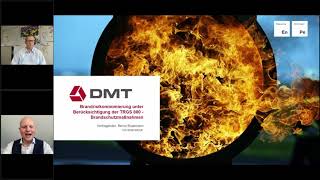 Dipl Ing Bernd Busemann DMT GmbH amp Co KG Gefährdungsbeurteilung zum Brandschutz nach TRGS 800 [upl. by Drislane]