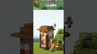 Upgrading the CLERIC TOWER in your Minecraft Village [upl. by Drofnas]