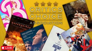 2024 CRITICS CHOICE AWARD NOMINATIONS REACTION LIVESTREAM [upl. by Damian]