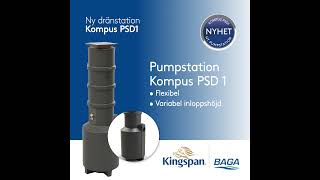 Dränstation Kompus PSD1 från Kingspan BAGA [upl. by Leima]