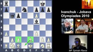 Ivanchuk  Jobava 2010  CaroKann 3f3 [upl. by Aurie]