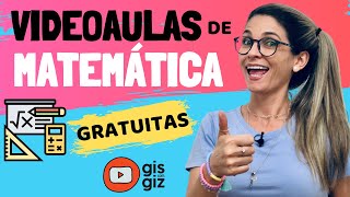 VIDEOAULAS de MATEMÁTICA GRATUITAS [upl. by Antipus847]