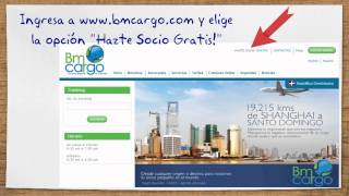 Como Crear Mi Cuenta BMCargo [upl. by Hteboj99]