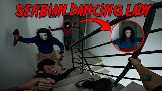 SERBIAN DANCING LADY IN REAL LIFE l PARKOUR POV ESCAPE Part 50 Horror Parkour POV Short [upl. by Nialb]