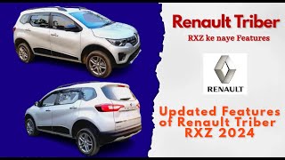 New Renault Triber RXZ 2024 Model  Renault Triber RXZ with Updated Features Practical Review [upl. by Chryste]