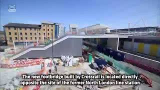 Crossrail Shorts New Custom House footbridge opens to the public [upl. by Lenoj]