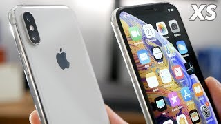 Silver iPhone XS Unboxing amp First Impressions [upl. by Mchale544]