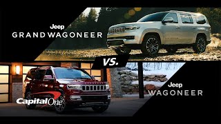 2022 Jeep Wagoneer vs 2022 Jeep Grand Wagoneer [upl. by Ahsirkal]