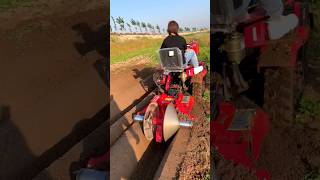 Power tiller tractor multifunctional Plow Machine for Agriculture 89 satisfying youtubeshorts [upl. by Carnahan]