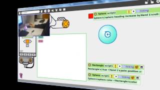 GIRA  Programming Leap Motion and Sphero with Physical Etoys [upl. by Ahsilahs605]