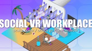 CoWork in a Virtual Coffee Shop With Real People  Immersed VR  Oculus Quest and Go [upl. by Kozloski]