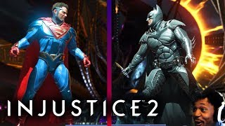 WHO SHOULD WE CHOOSE SUPERMAN OR BATMAN  Injustice 2 12 [upl. by Naima]