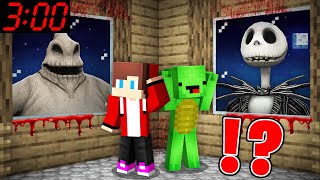 Why Scary JACK SKELLINGTON and OOGIE BOOGIE ATTACK JJ and Mikey in Minecraft  Maizen [upl. by Wetzell41]