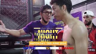 Komang vs Viktor – Epic Showdown at Lions MMA Balis Fun Fight Night [upl. by Eetse]