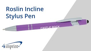 Roslin Incline Stylus Pen by 4imprint [upl. by Terryl]