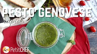 Pesto alla genovese rapido  ricetta PetitChef [upl. by Tibbitts]