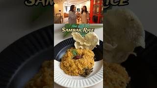 Tried Shehnaaz Gill’s Style One Pot Sambar Rice sambarrice onepotricerecipe shorts [upl. by Amalee]