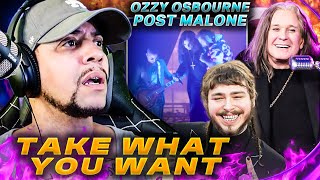 WHERE THIS COMBO COME FROM Ozzy Osbourne x Post Malone  Take What You Want REACTION [upl. by Ahswat]