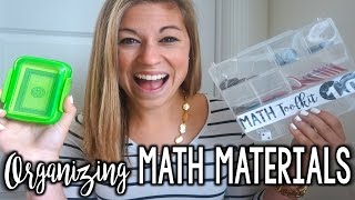 Organizing Math Materials  That Teacher Life Ep 7 [upl. by Rastus]