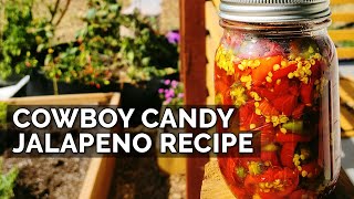 GardenFresh Candied Jalapeños Recipe [upl. by Enaej]