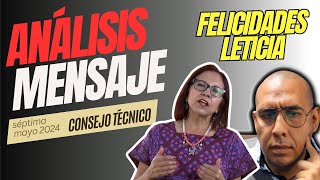 Análisis de Leticia Ramírez  Mensaje para DOCENTES  séptima sesión ordinaria [upl. by Levona284]