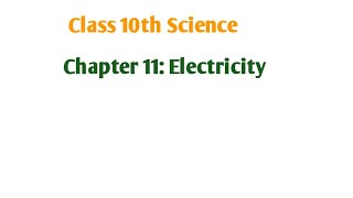 Class 10th Science Lec 01 chapter 11 Electricity  Electric current and circuit [upl. by Nodmac]